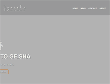 Tablet Screenshot of geisha-sushi.com